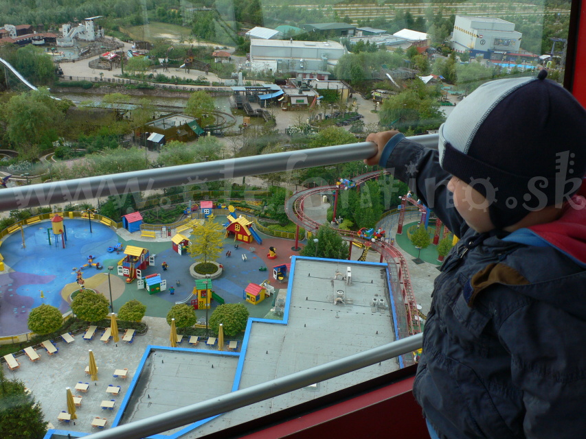 Legoland z vyhliadkovej veže